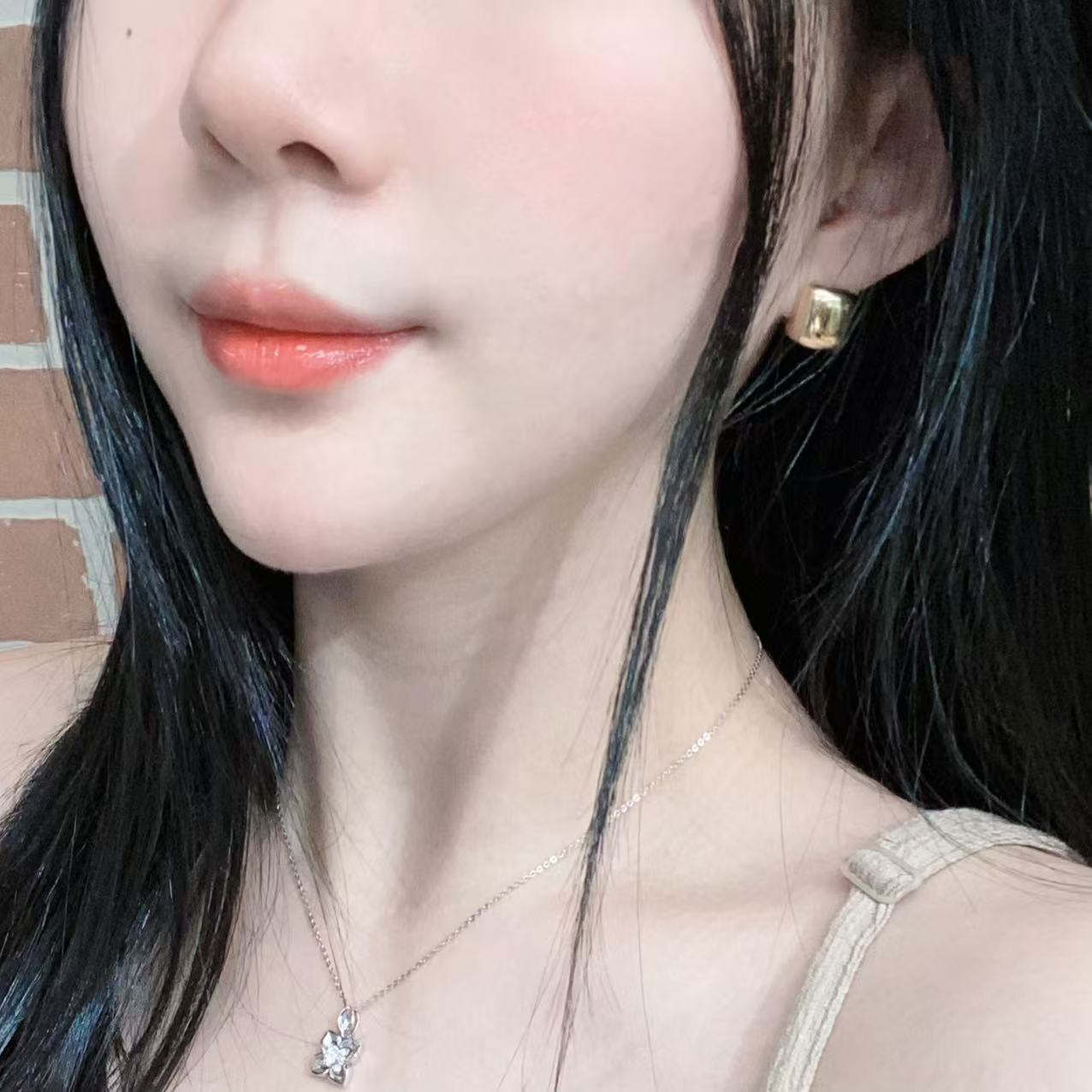 Minimalist Chunky Studs - 18K Gold Plated Brass